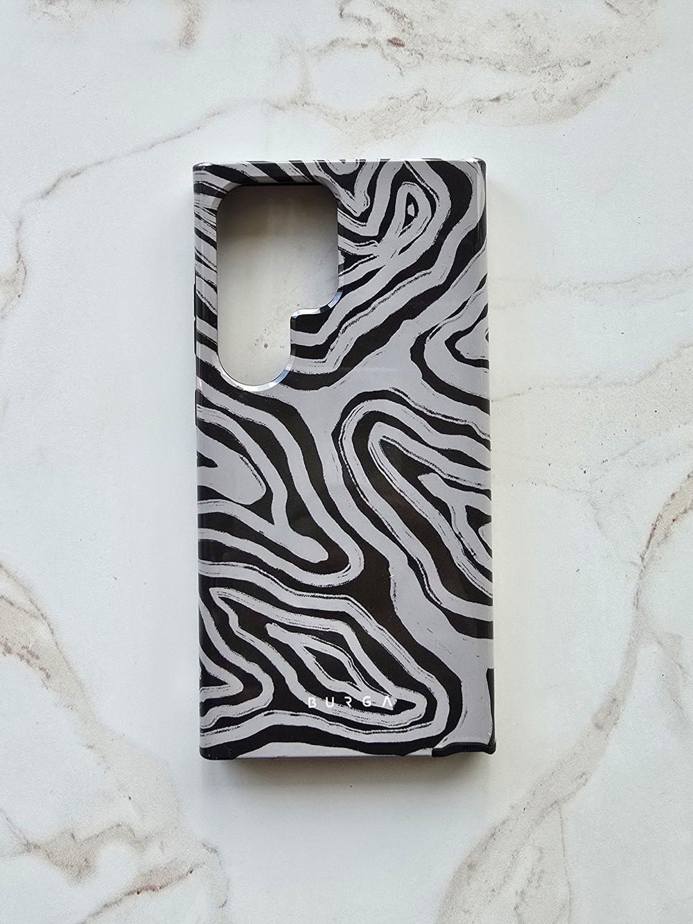 Burga Samsung S24 Ultra Black & White Print Phone Case